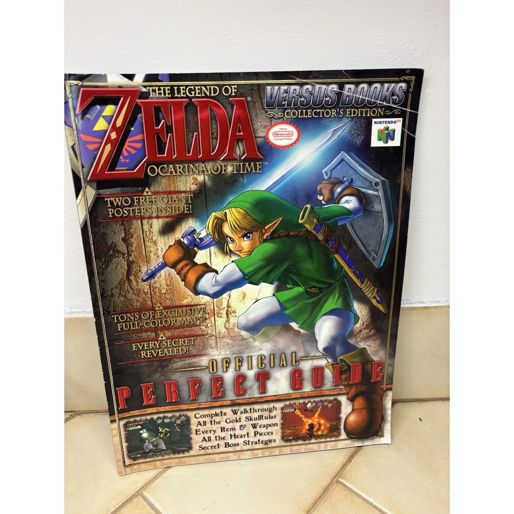 The Legend of Zelda: Ocarina of Time Perfect Guide No Posters Collectors Edition